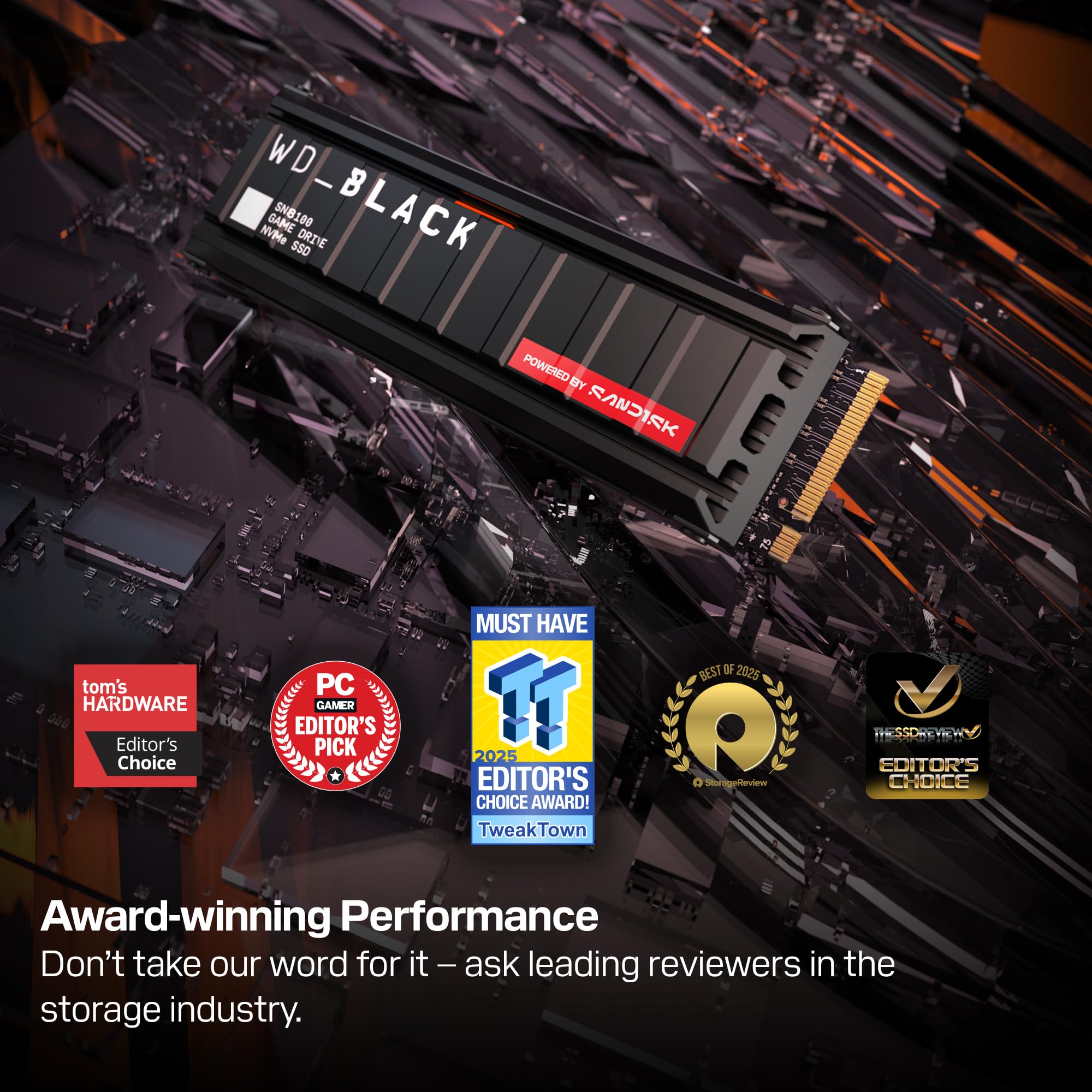 [新品未開封] WD_BLACK SN8100 4TB NVMe SSD Amazon.com: WD_Black SN8100 4TB NVMe SSD - PCIe 5.0x4, M.2 2280